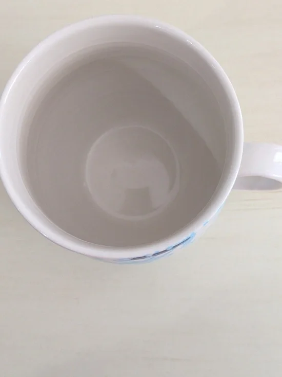 Anthropologie M Alphabet Monogram Ceramic Mug White And Blue - Picture 7 of 7